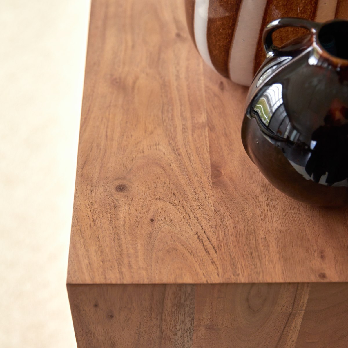 Chiffonnier en Acacia massif, OLGA naturel, TIKAMOON
