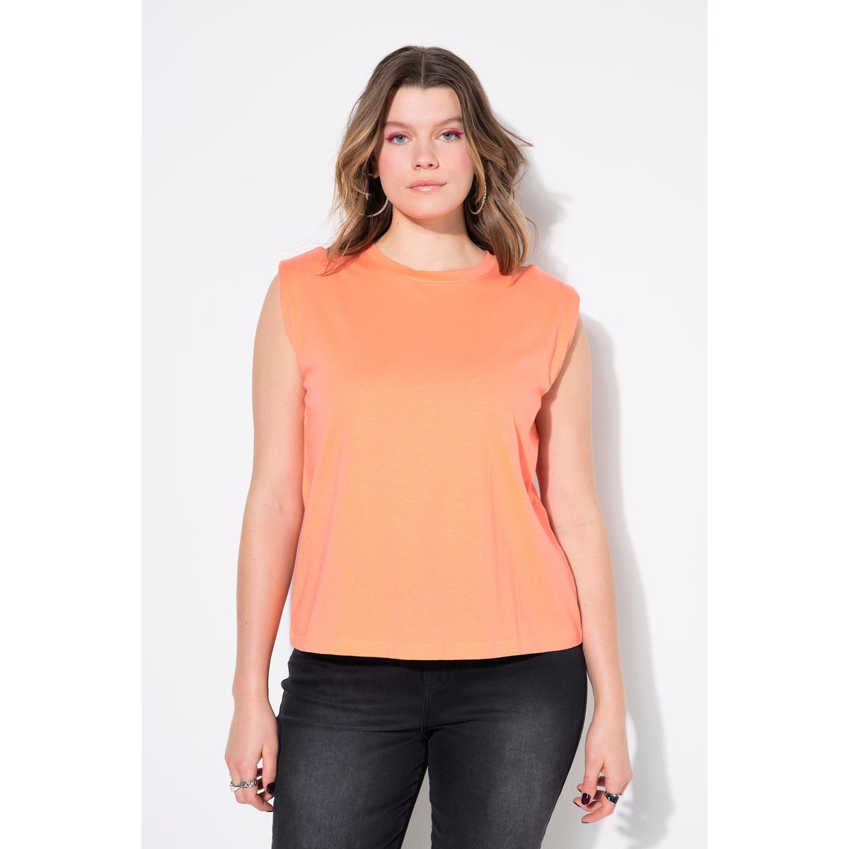 T-shirt oversize, avec épaulettes corail, STUDIO UNTOLD