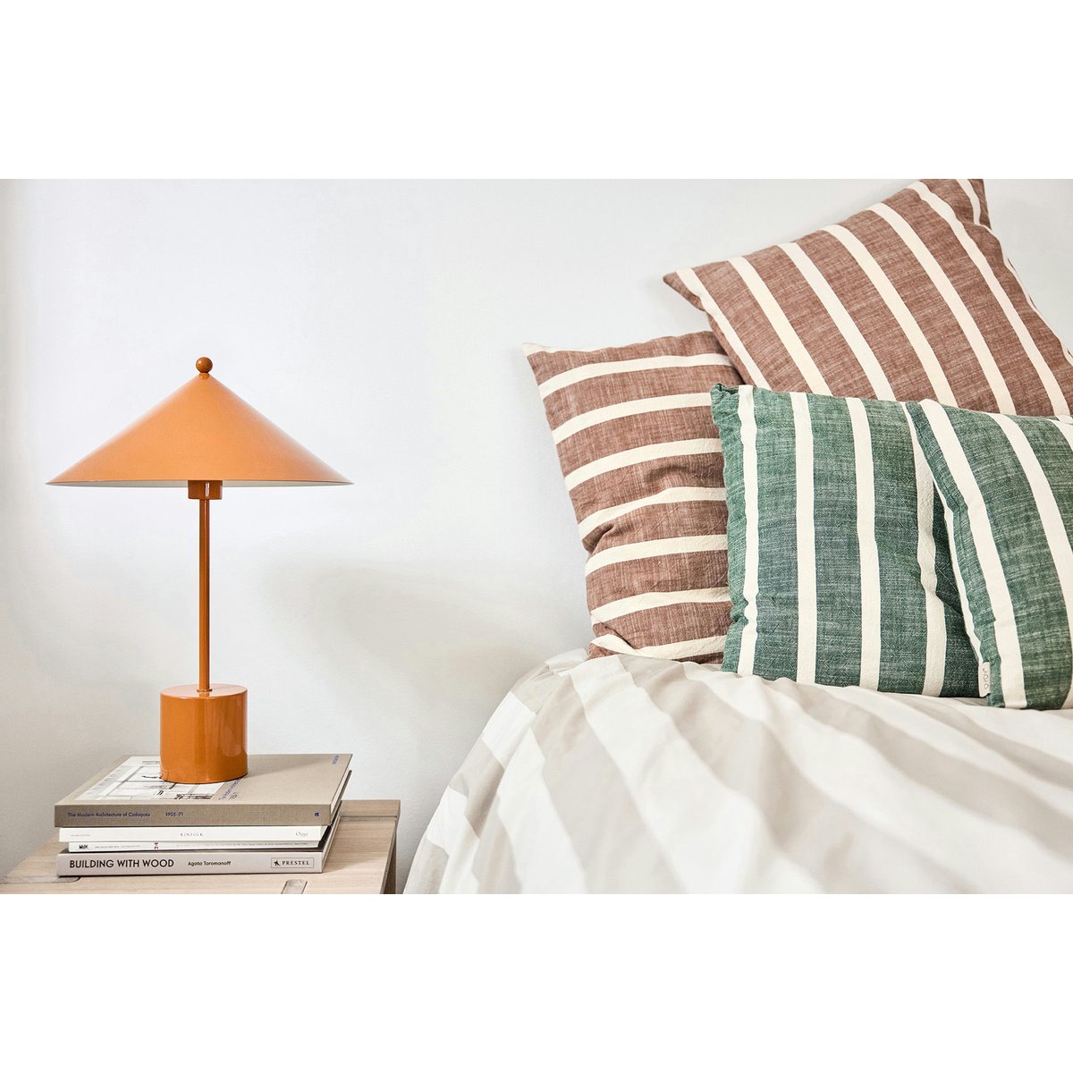 Housse de coussin en coton LIVING vert, OYOY LIVING DESIGN