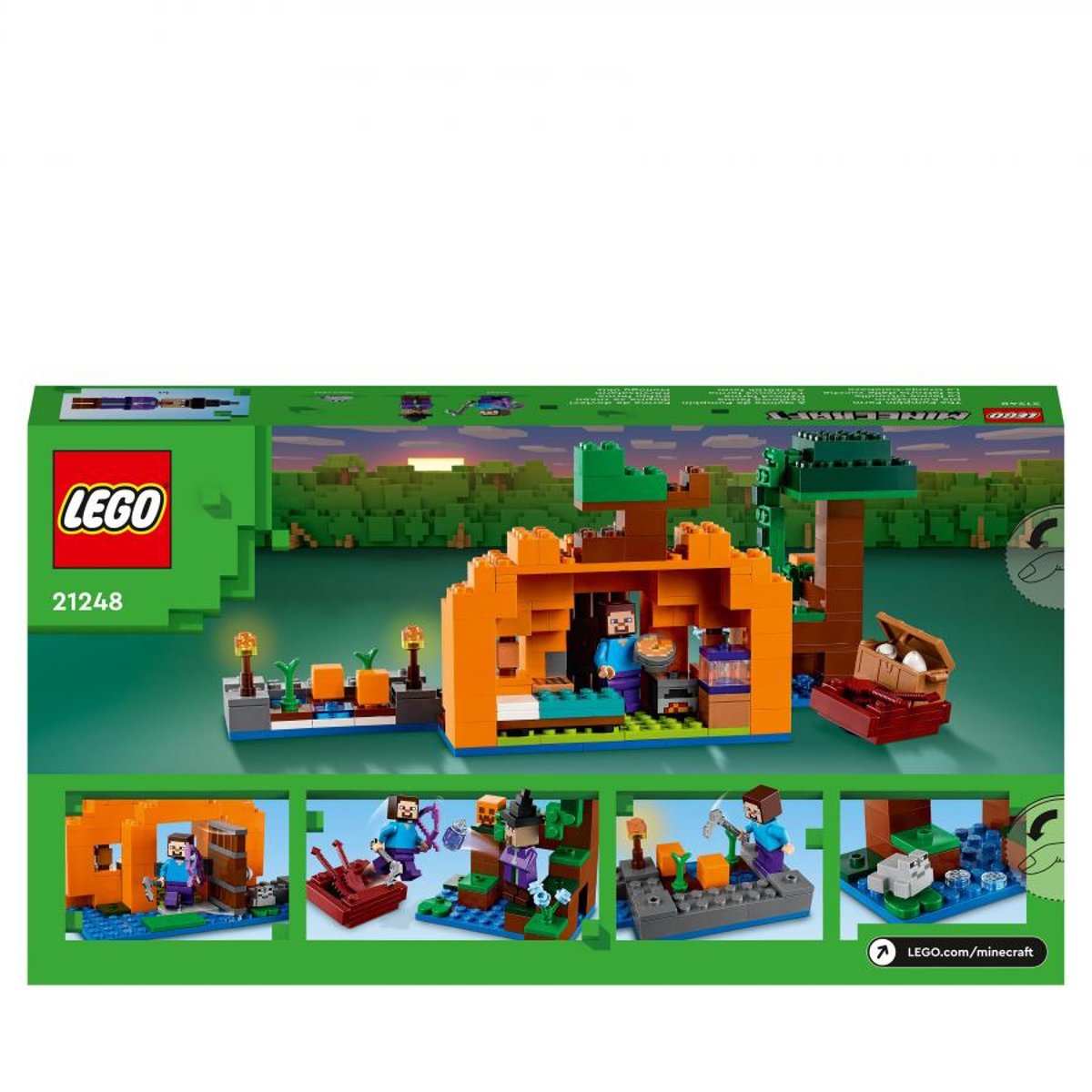 Minecraft La ferme citrouille multicolore, LEGO