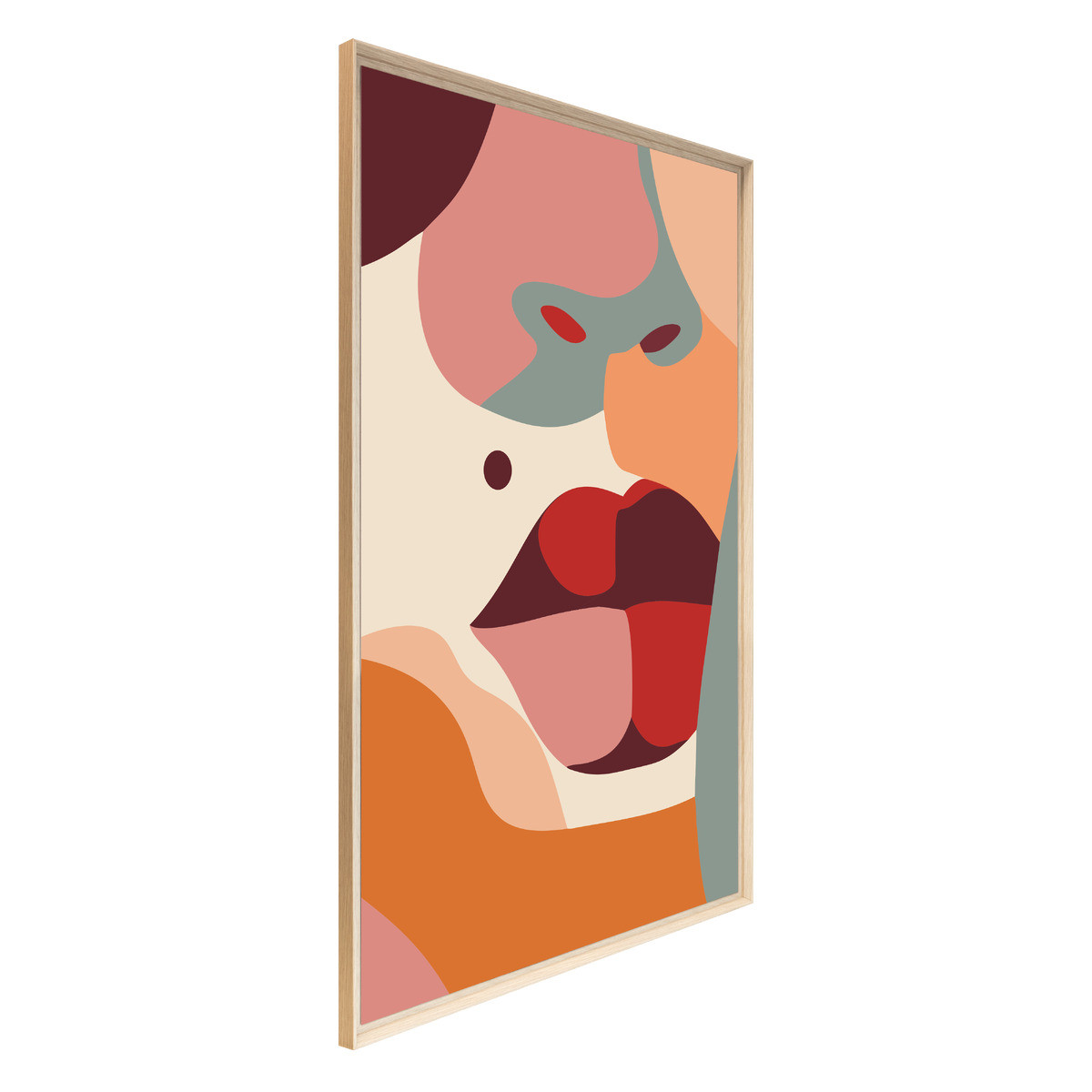Tableau Mural Encadré Visage Femme Pop Art CHARME ROMANTIQUE tableaux encadrés, CEANOTHE