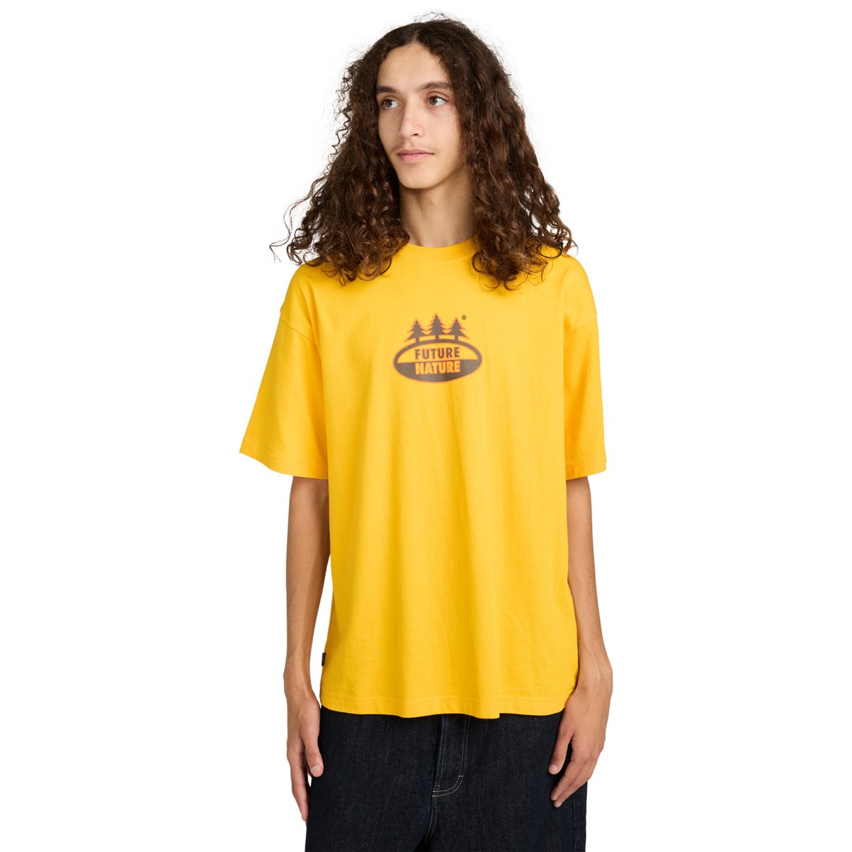 T-shirt à manches courtes THREE PINES jaune gold fusion, ELEMENT