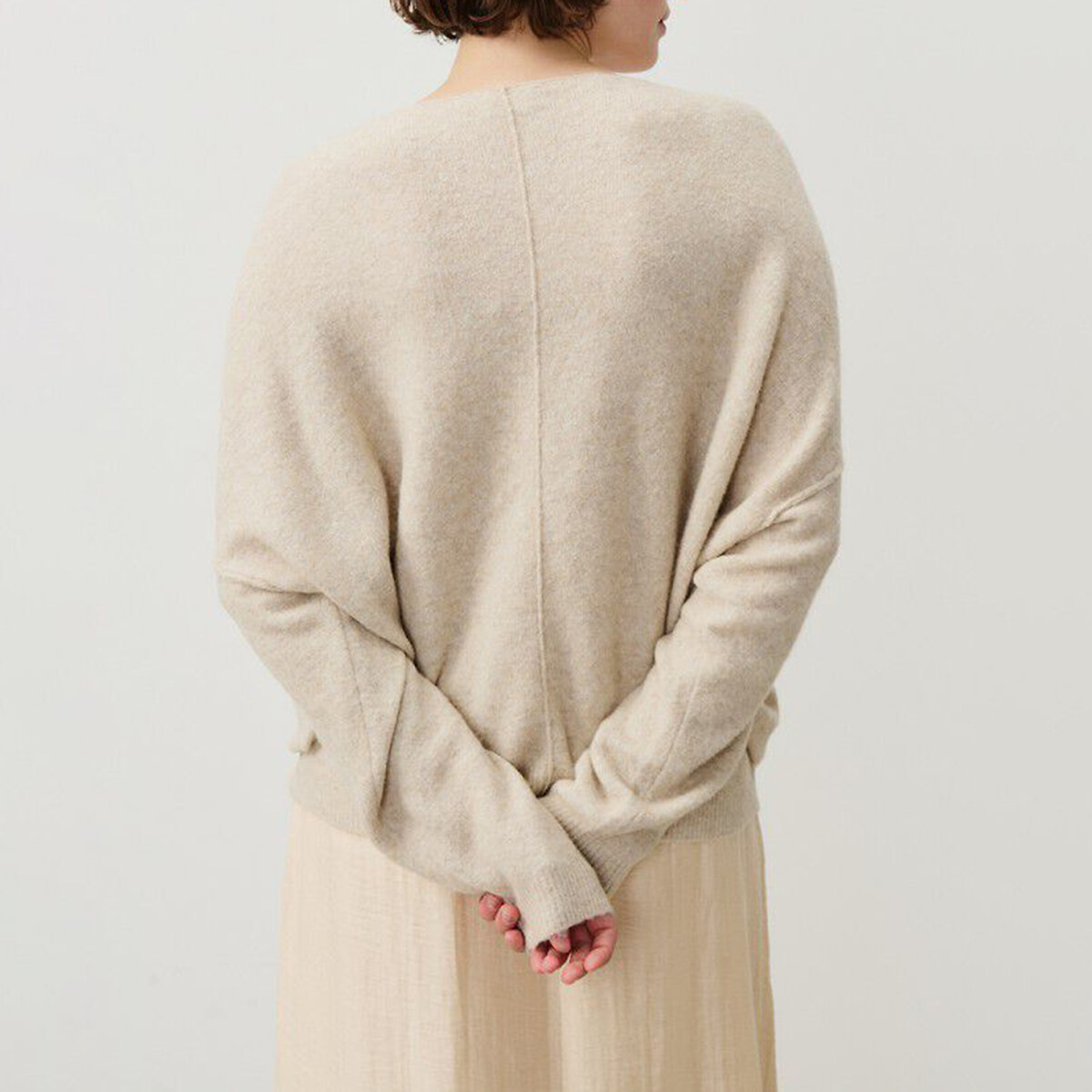 Damsville Boat Neck Jumper sand, AMERICAN VINTAGE