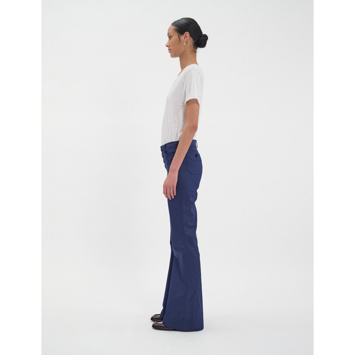 Pantalon charlotte bleu, INES DE LA FRESSANGE PARIS