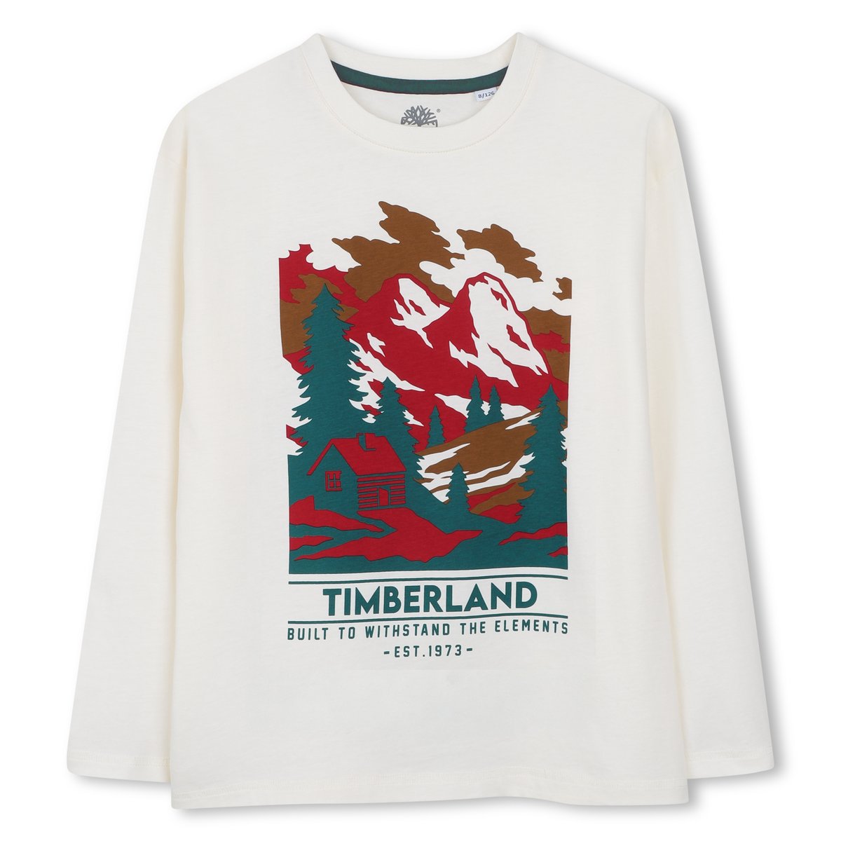 Tee-shirt manches longues ivoire, TIMBERLAND