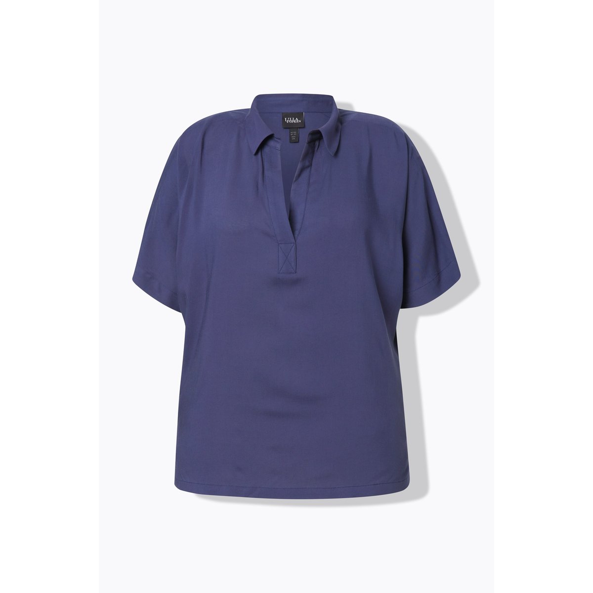 Blouse oversize. Col chemise et univers, ULLA POPKEN