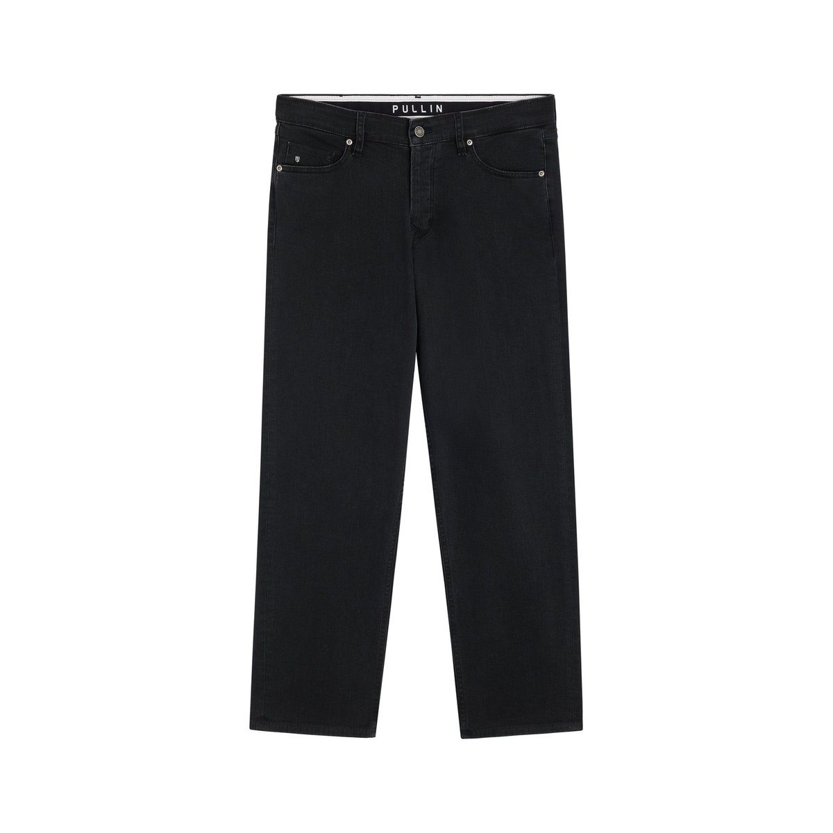 PANTALON MID LOOSE RISE noir, PULLIN