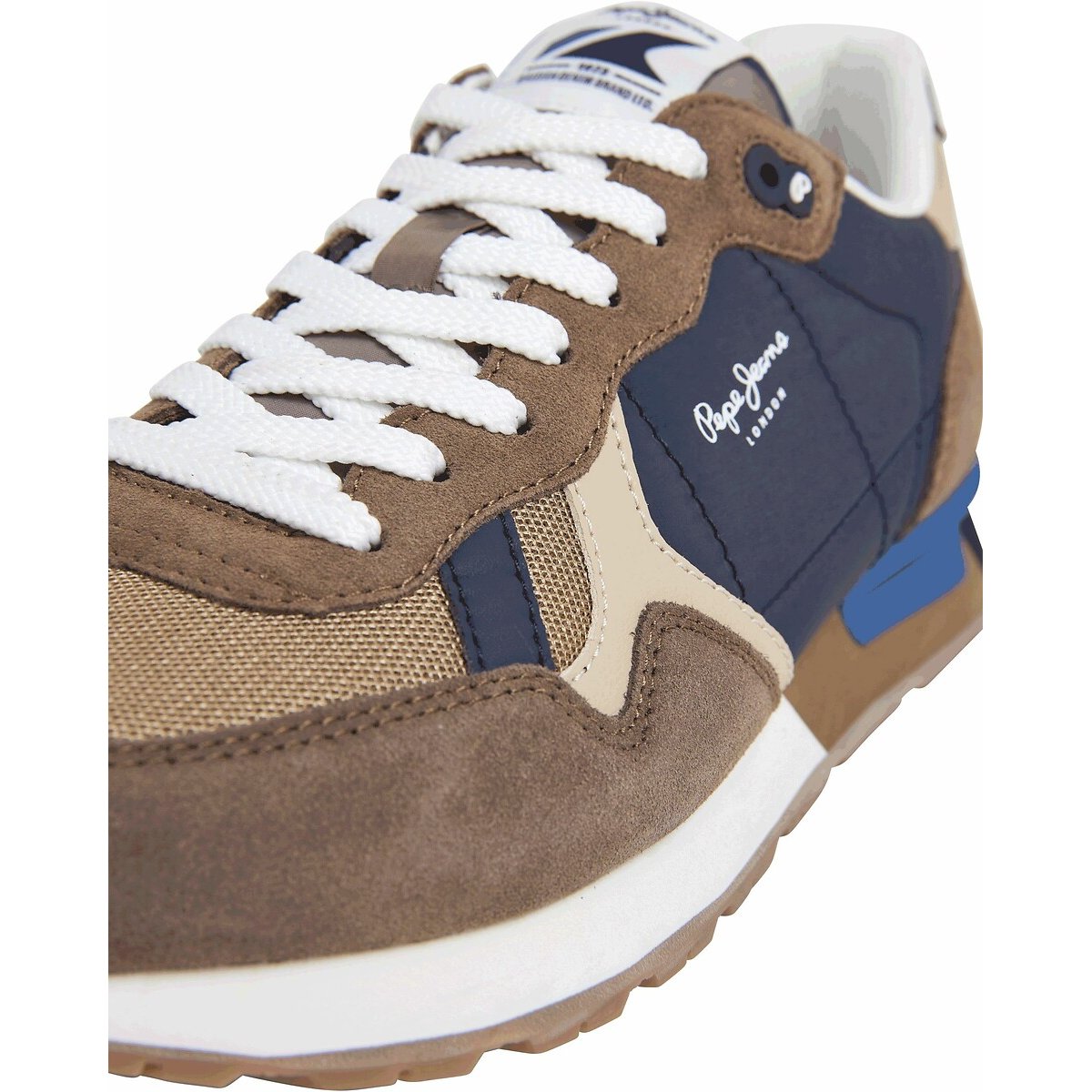 Baskets Brit Colors M marron, PEPE JEANS