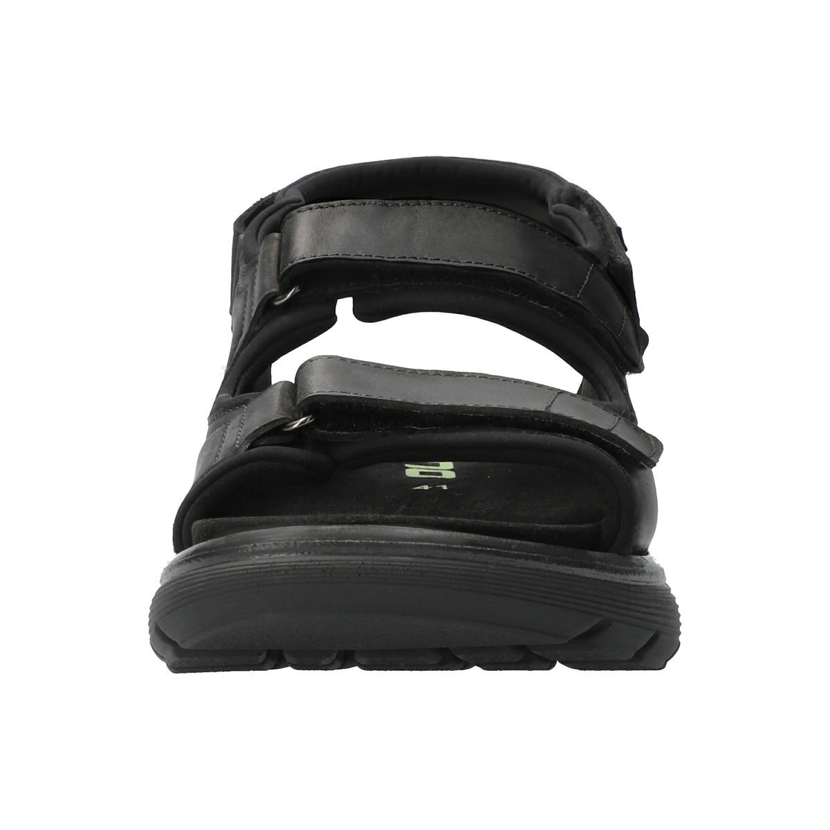 Sandales en cuir textile WILFRIED noir p5133404, MEPHISTO