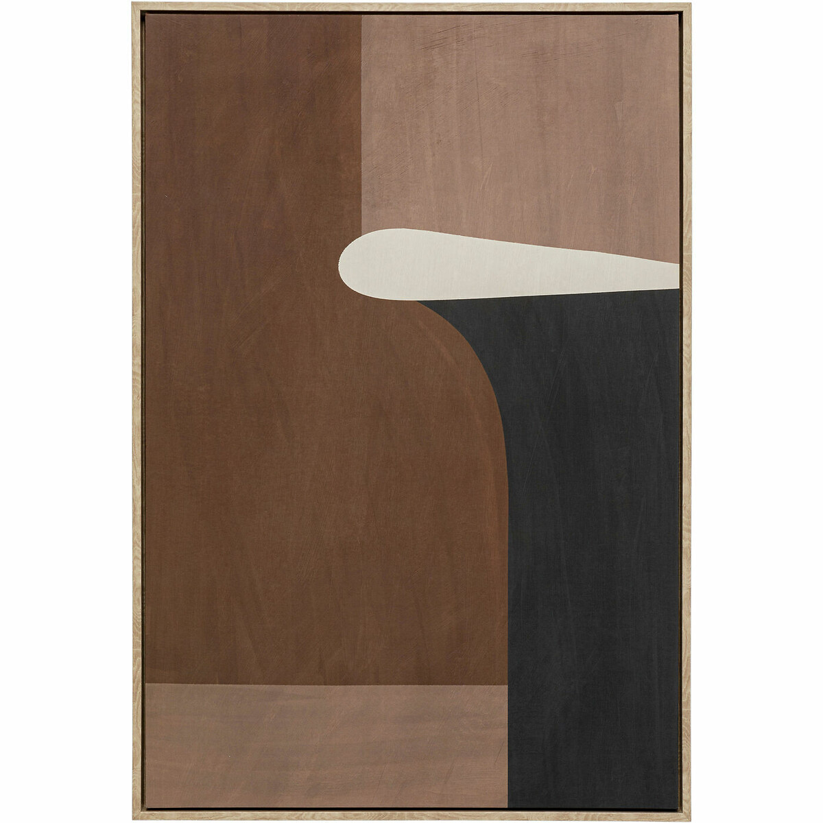 Quadro su tela Classic Shape Brownie 60x90cm marrone, KARE DESIGN