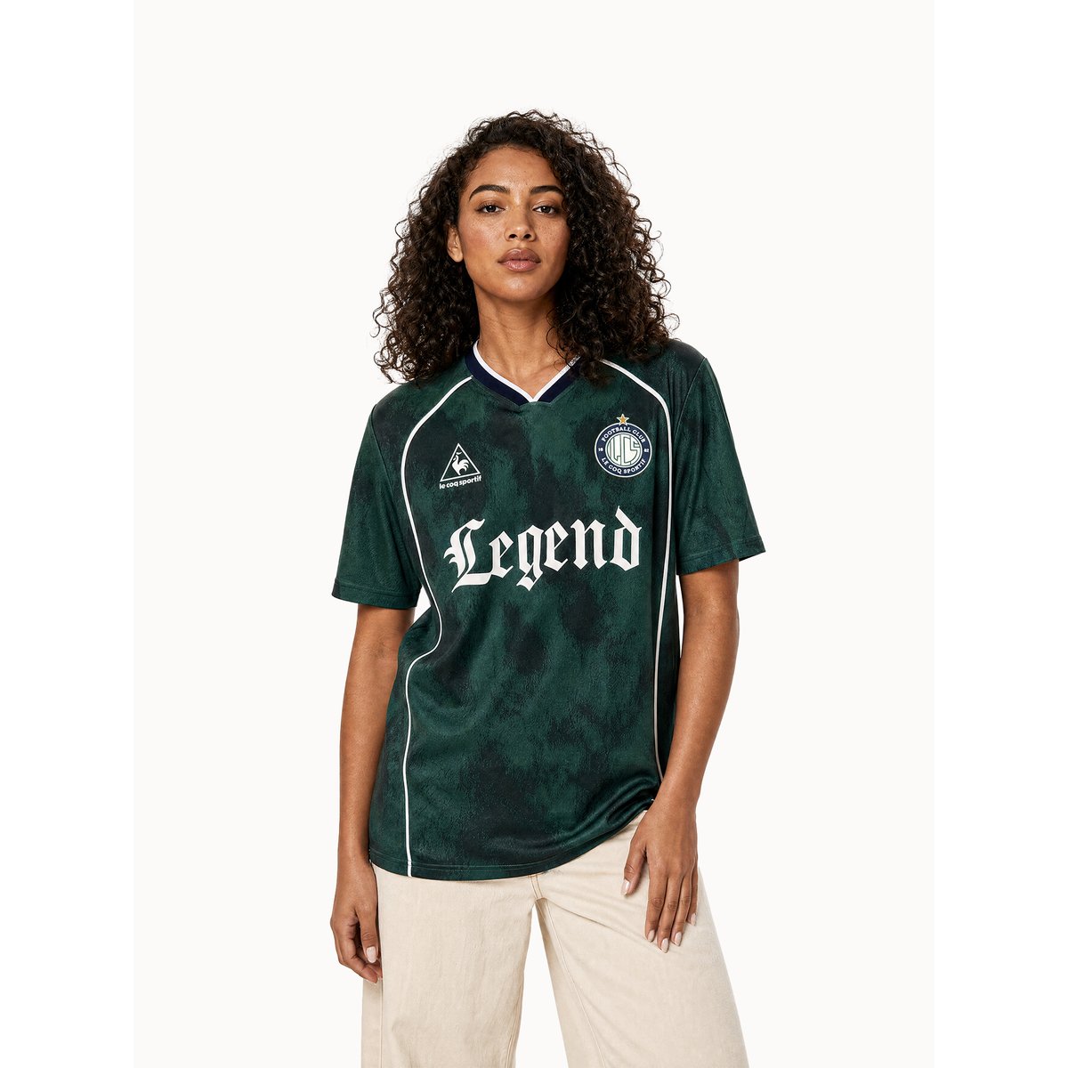 Maillot de foot JERSEY khaki jersey/asblue, LE COQ SPORTIF