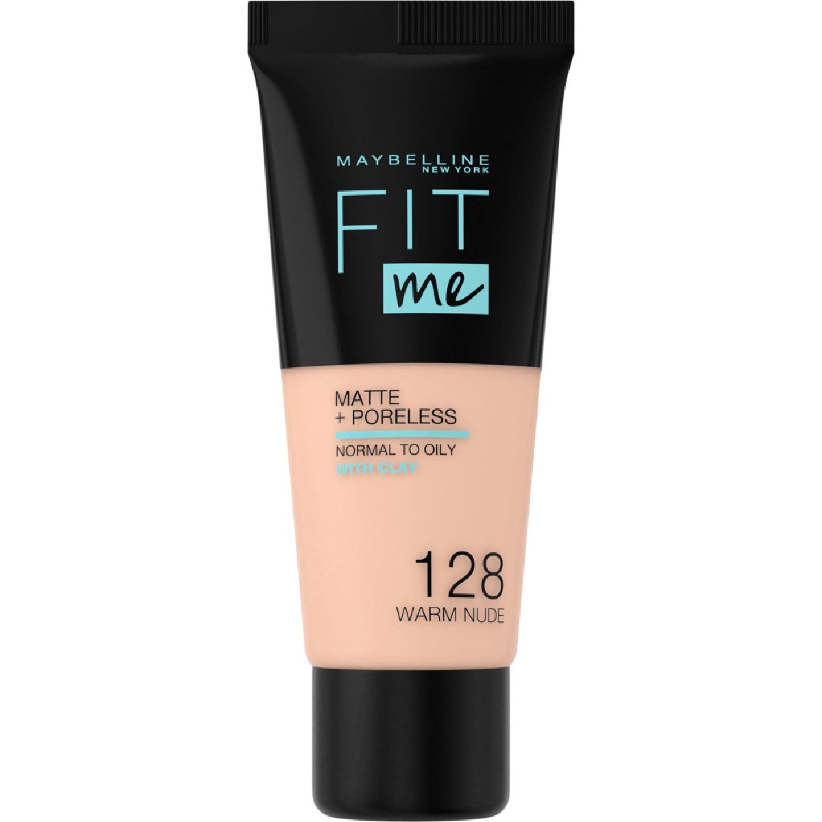 Fond de Teint Matifiant Fit Me! 30ml 128 beige doré, MAYBELLINE NEW YORK