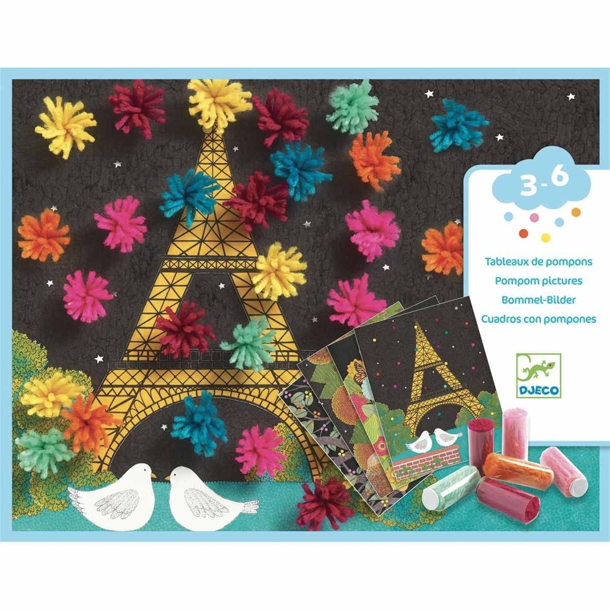 Puzzle gallery River party 350 pièces multicolore, DJECO