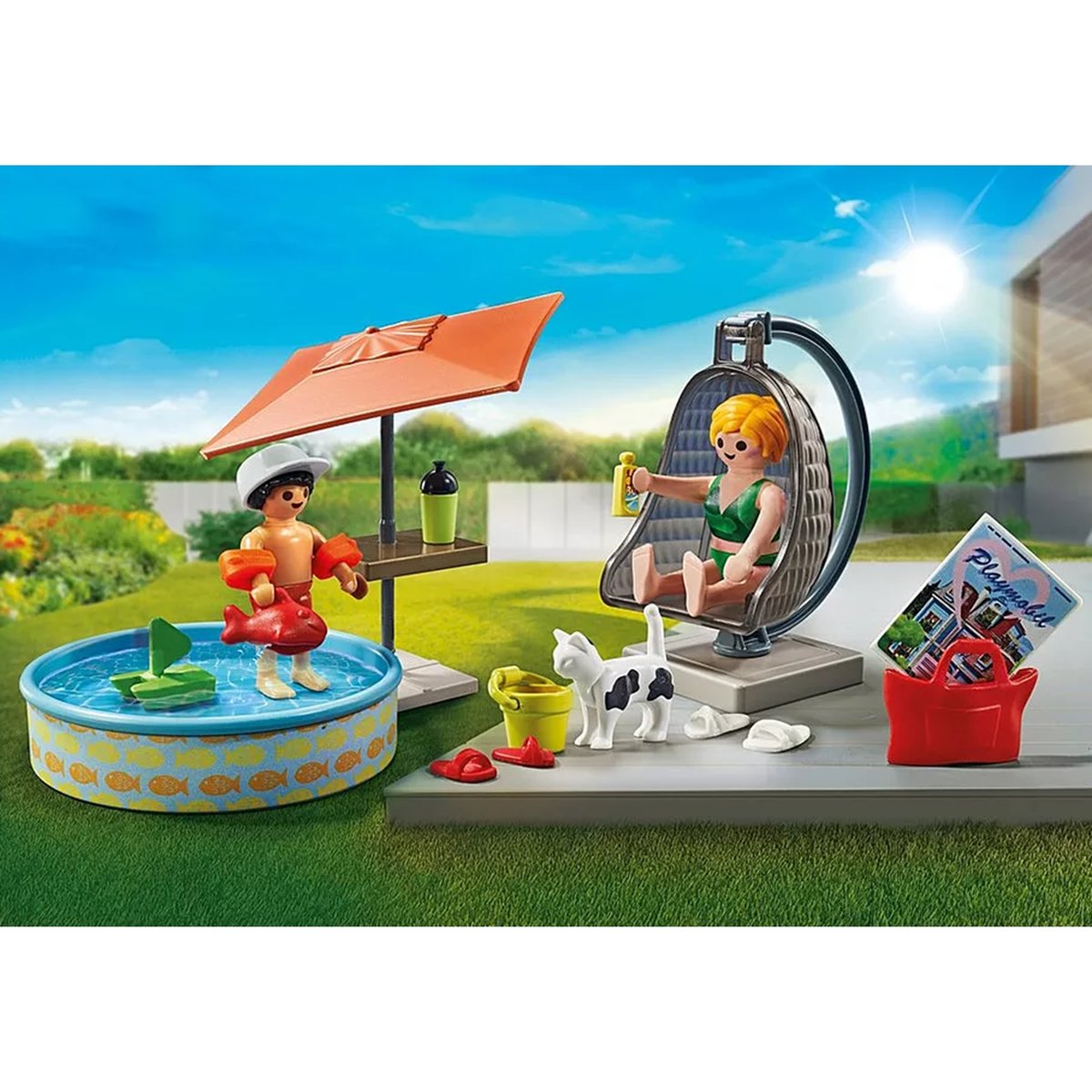 Maman et Enfant avec Fauteuil Suspendu v019845, PLAYMOBIL