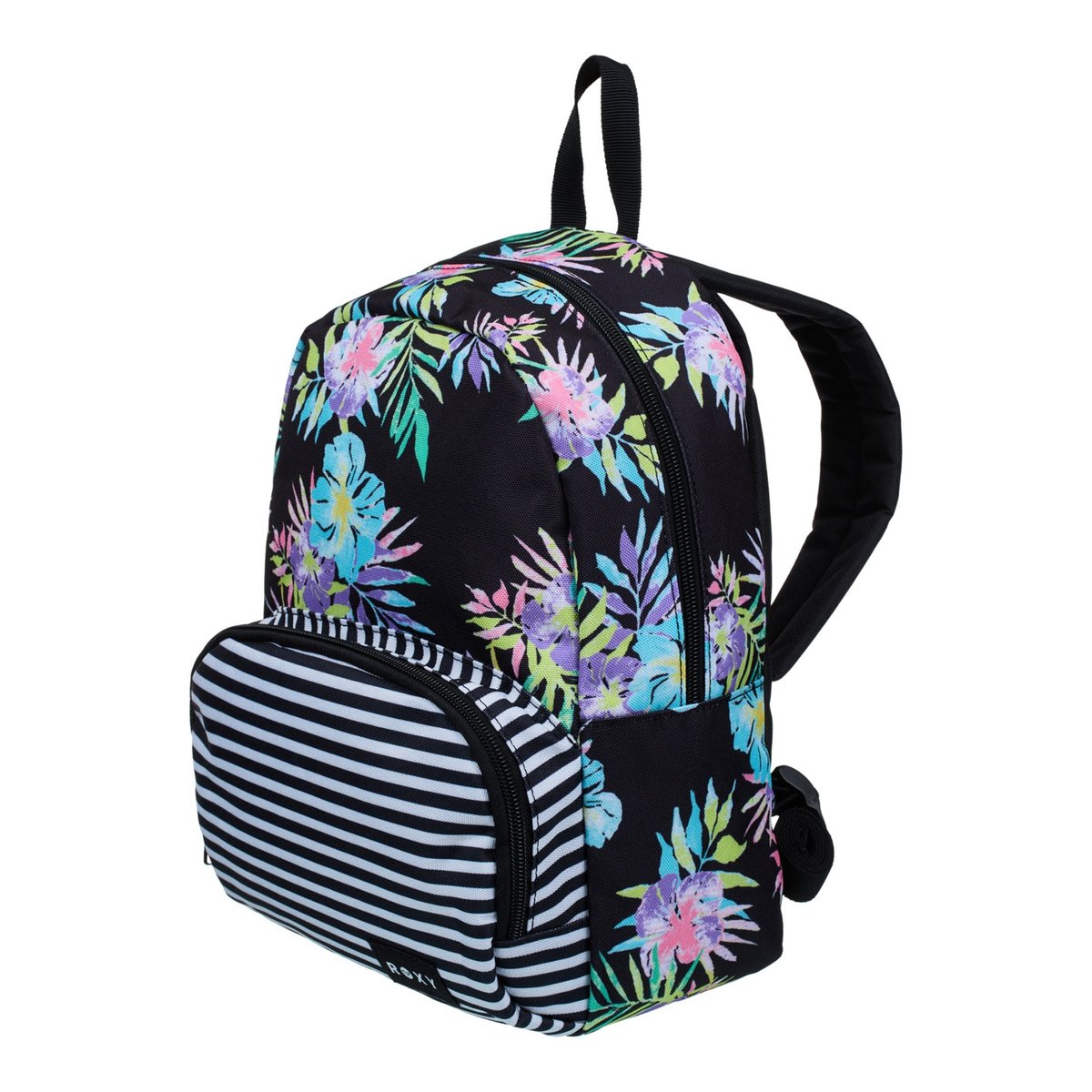 Petit sac à dos ALWAYS CORE PRINTED. noir anthracite aquarella active rg, ROXY