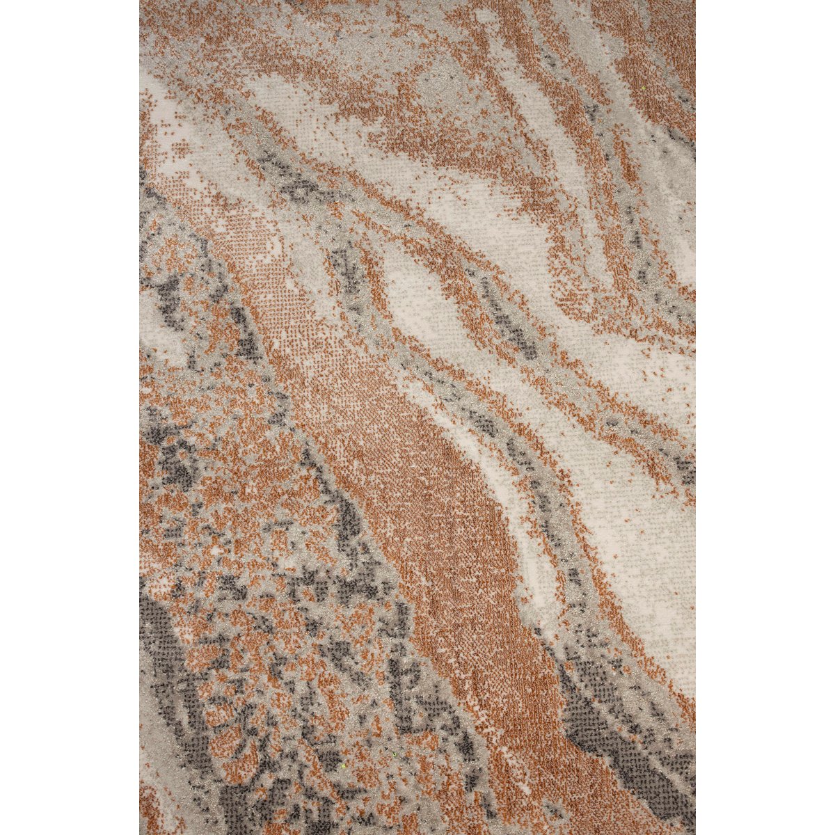 Tapis en tissu 160x230 cm SOLAR marron, ZUIVER