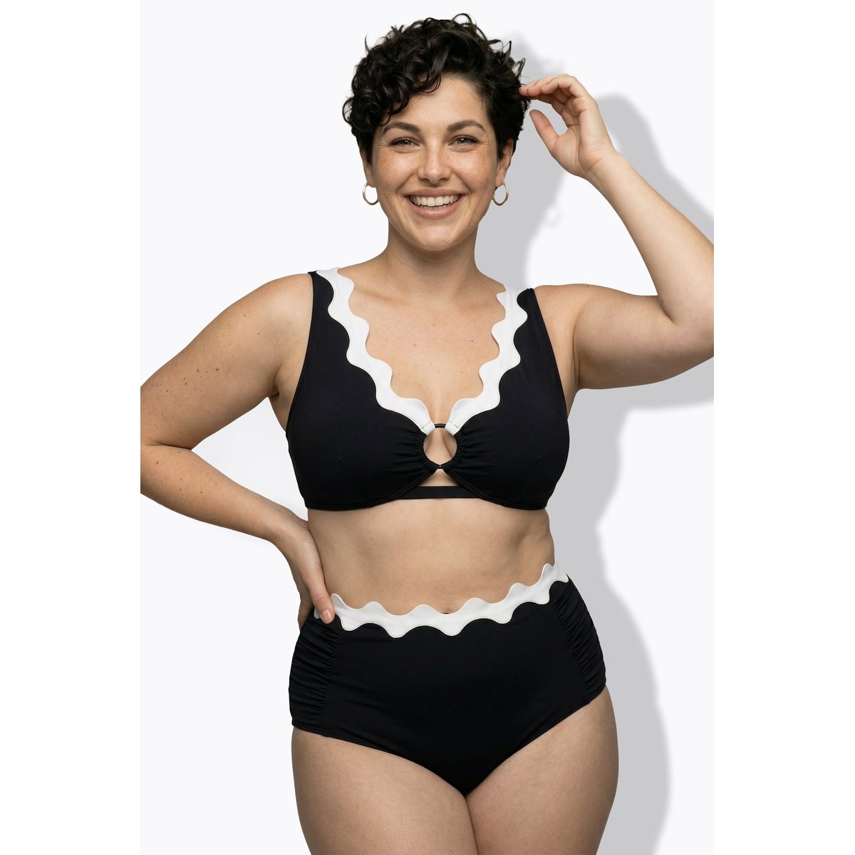 Bikini à bonnets souples noir, ULLA POPKEN
