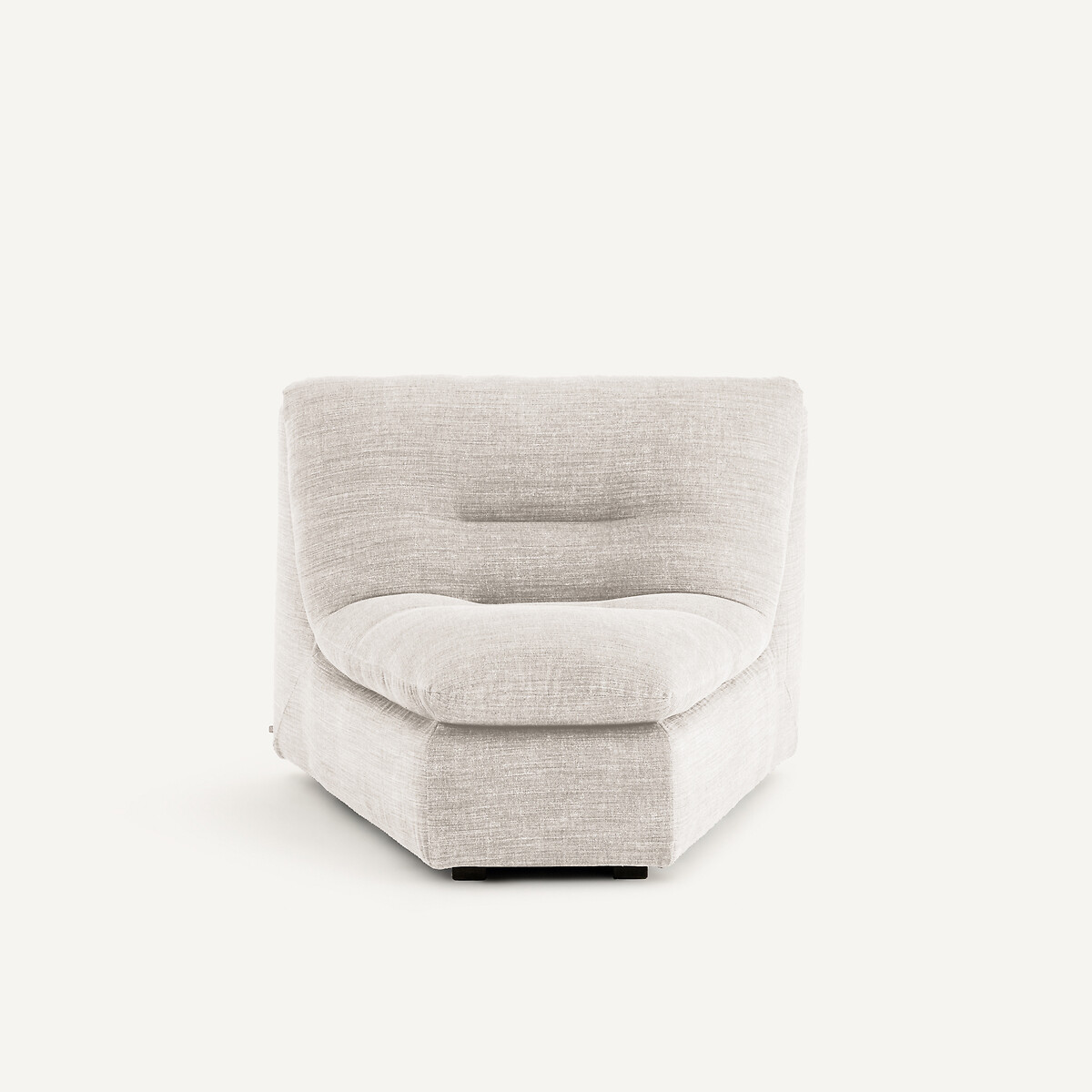 Modulares Ecksofa aus Leinen und Baumwolle, GIULIANO beige, AM.PM