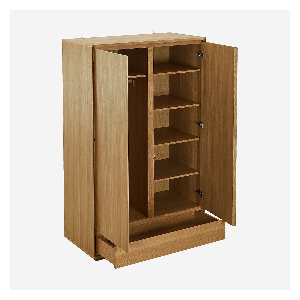 Armoire chêne HAZO naturel clair, HABITAT