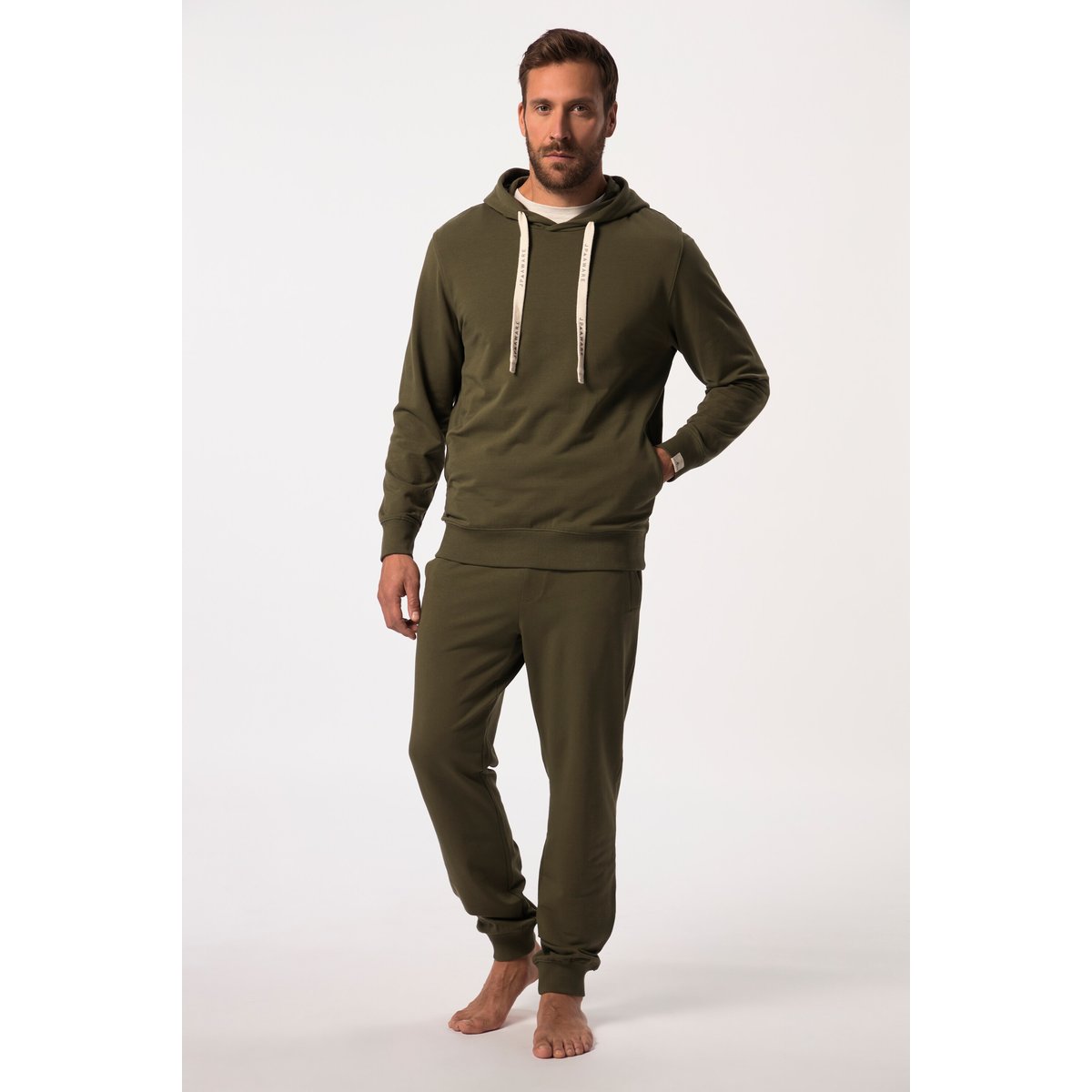 Sweat à capuche FLEXNAMIC®. Coton forêt verte, JP1880