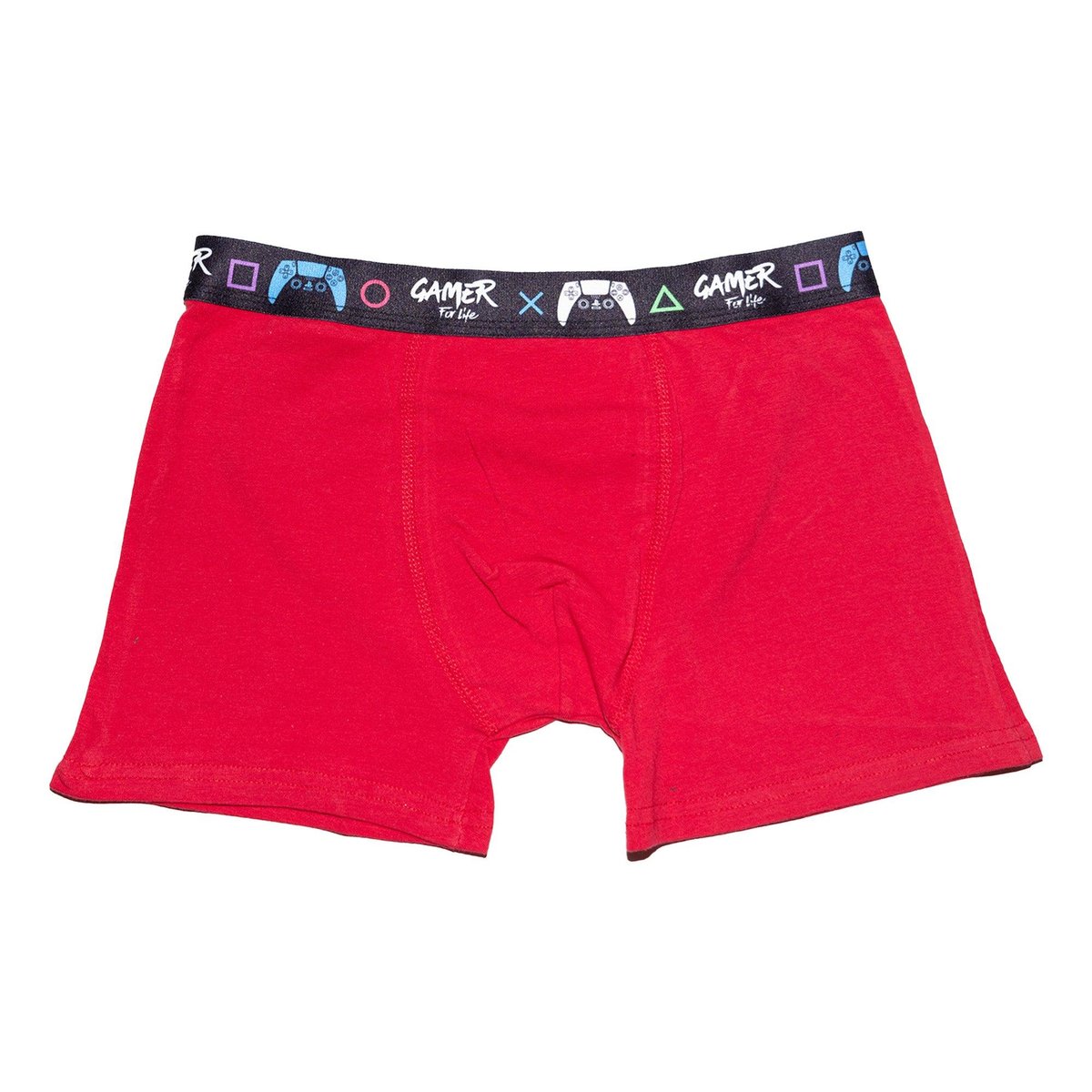 Boxers gris / gris foncé / rouge / bleu roi / noir, FLOSO