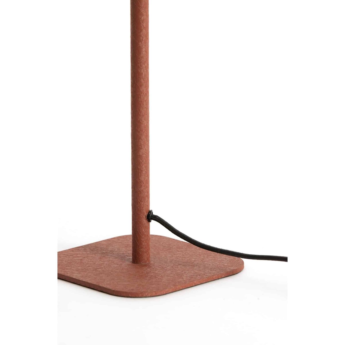 Lampe À Poser Métal ELENIE orange foncé, LIGHT & LIVING 