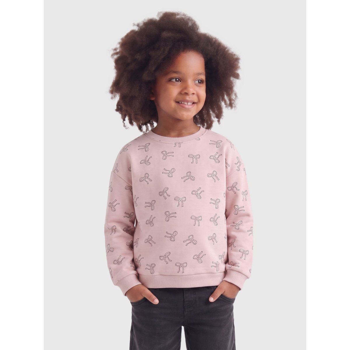 Sweat-Shirt rose smoke, KIDS ONLY