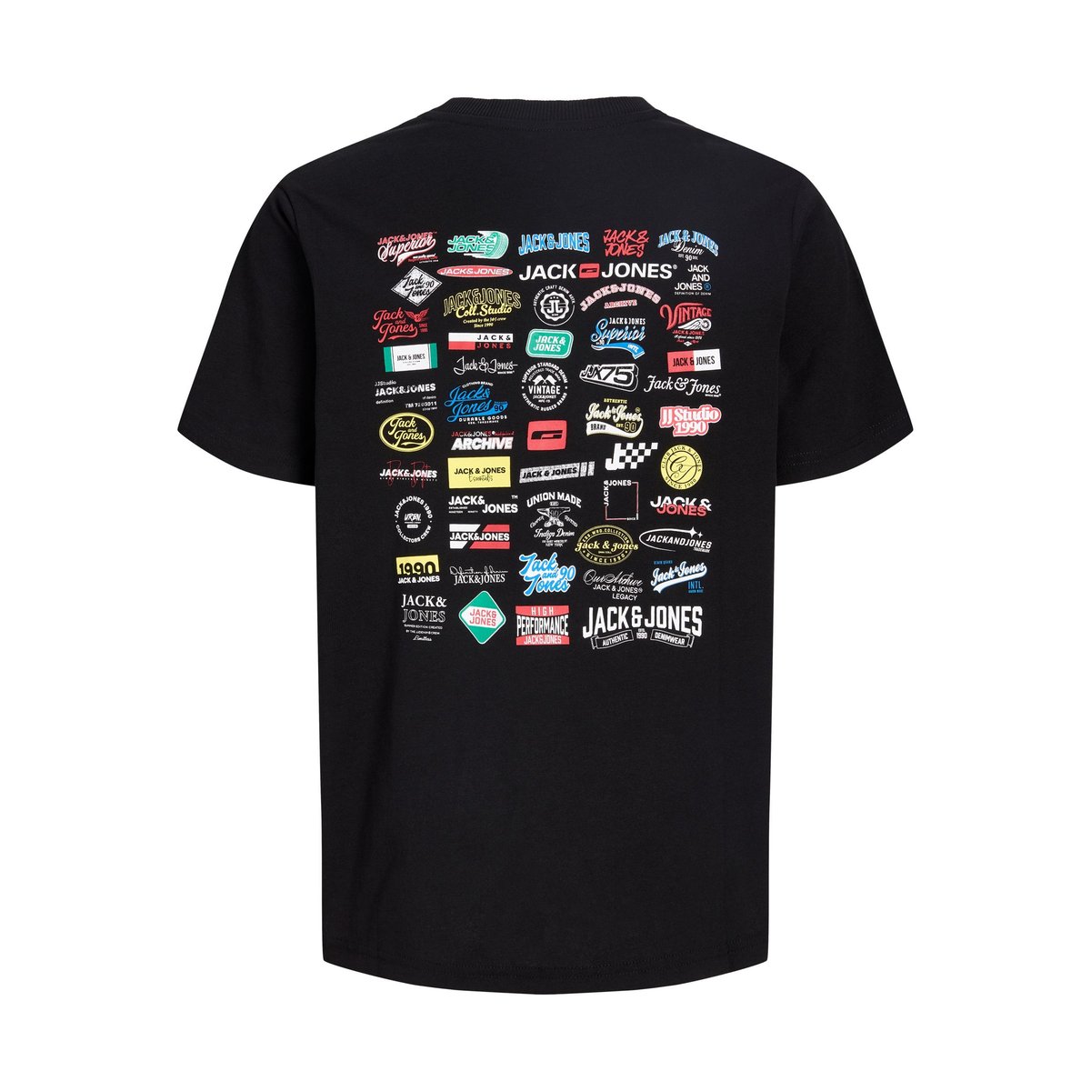 T-Shirt black 1, JACK & JONES JUNIOR
