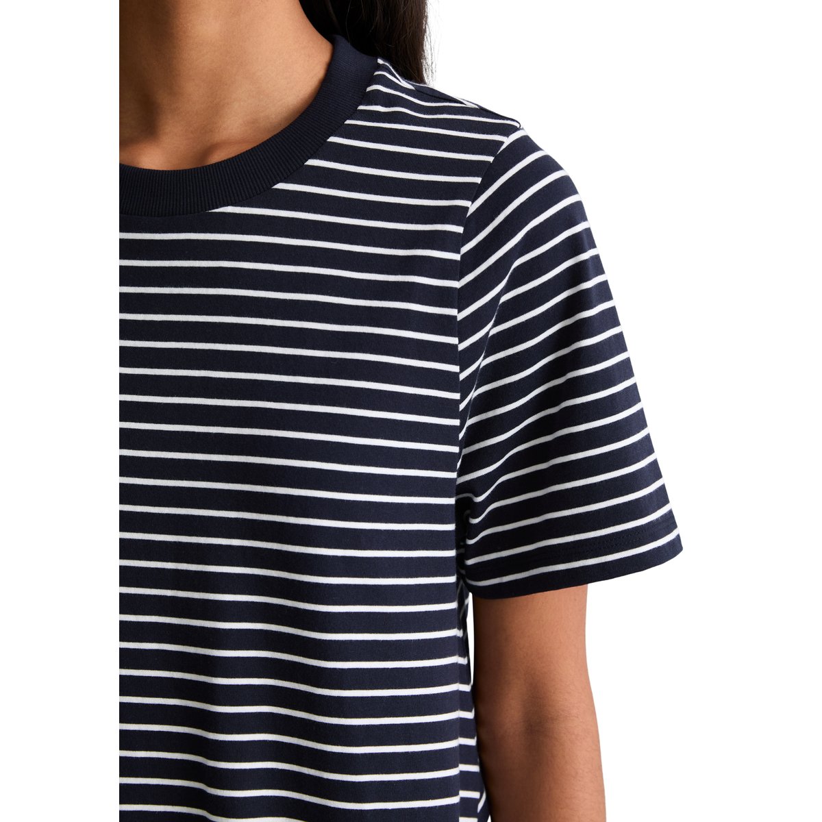 DfC Robe évasée en jersey en coton organique doux bleu foncé, MARC O’POLO DENIM