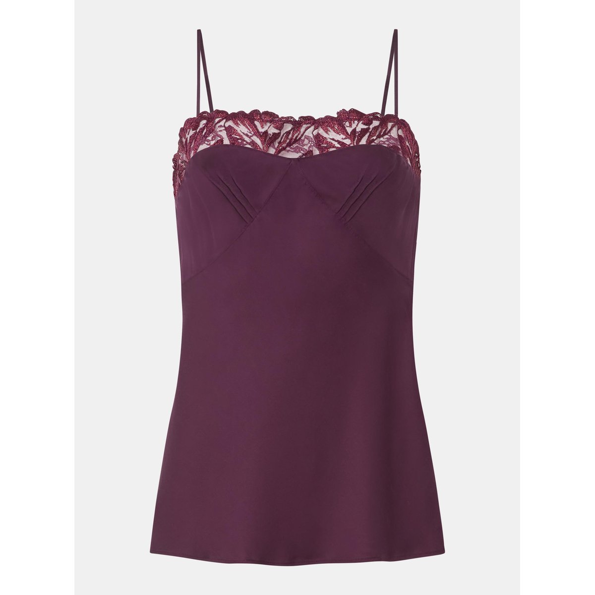 Caraco ILLUSION aubergine, CHANTELLE