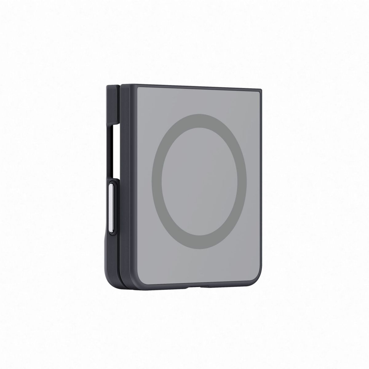 Coque Flip 8 Miroir Magnétique Argenté couleur unique, SAMSUNG