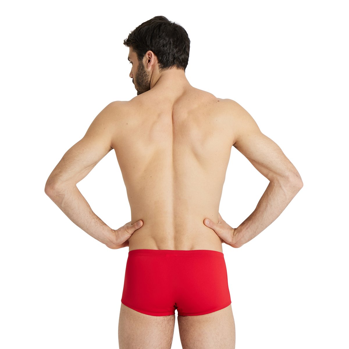 Short taille basse Team Solid red-white, ARENA