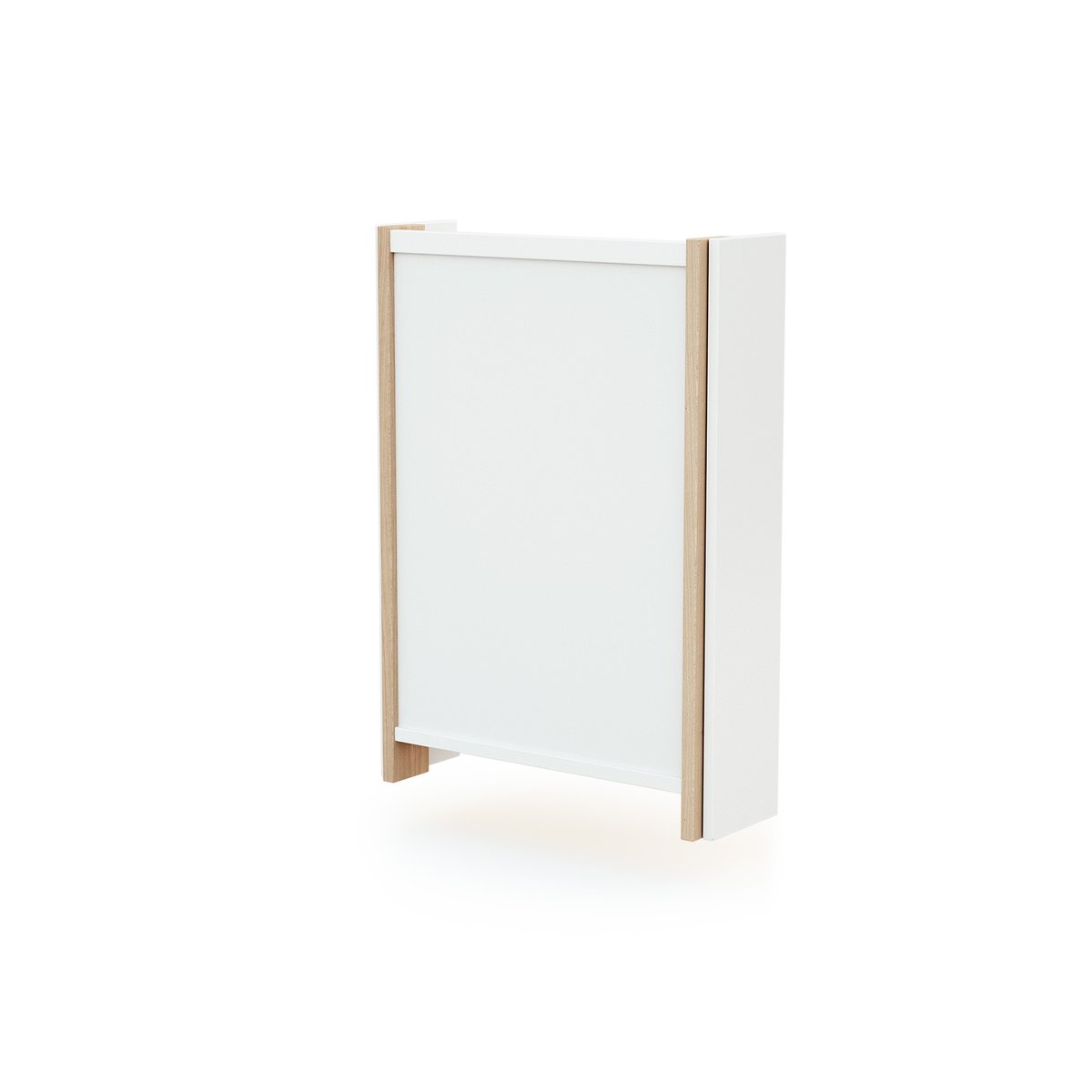 Table à langer murale rabattable en bois avec matelas EAZY blanc, AT4