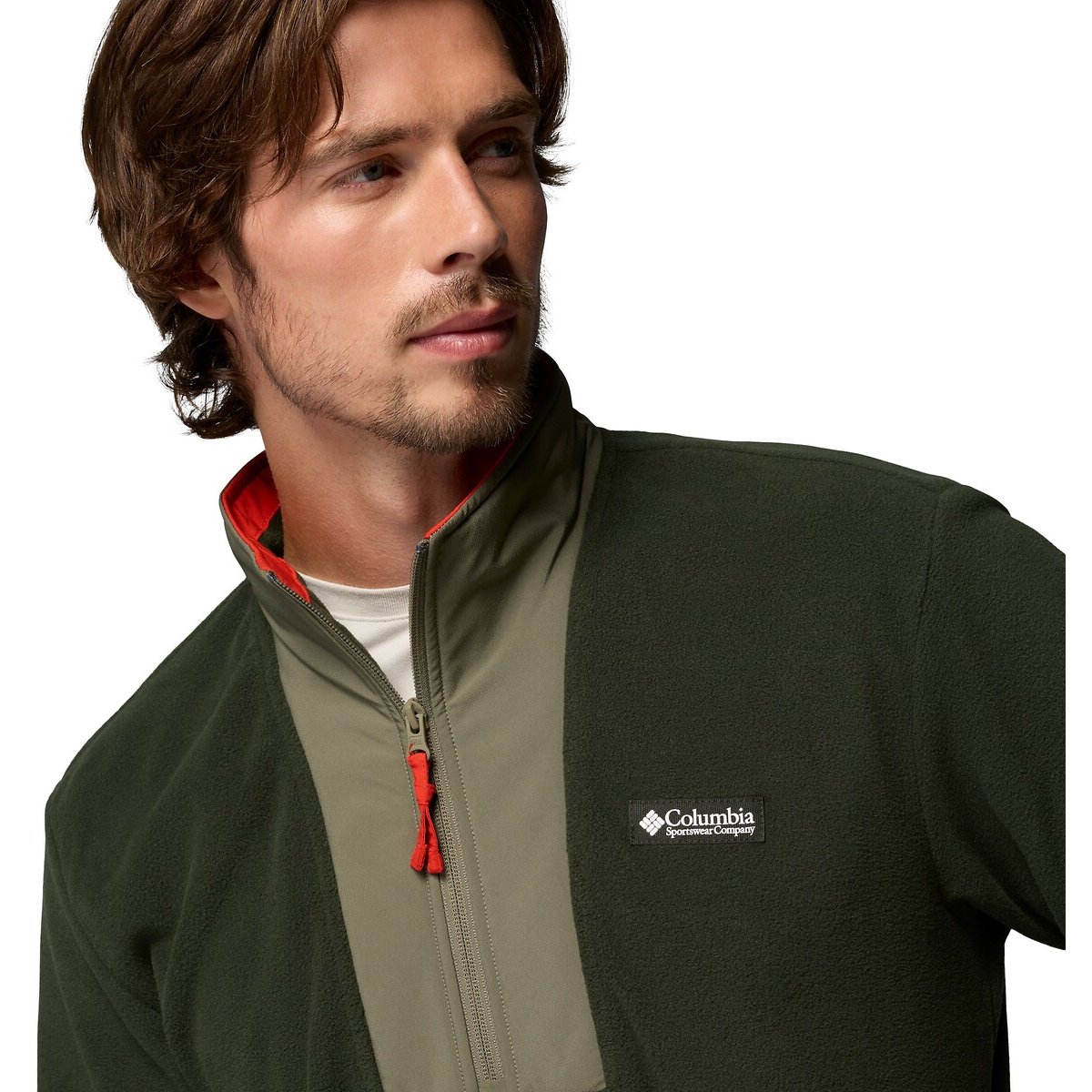 Polaire col montant demi-zippé, Sequoia Grove vert, COLUMBIA