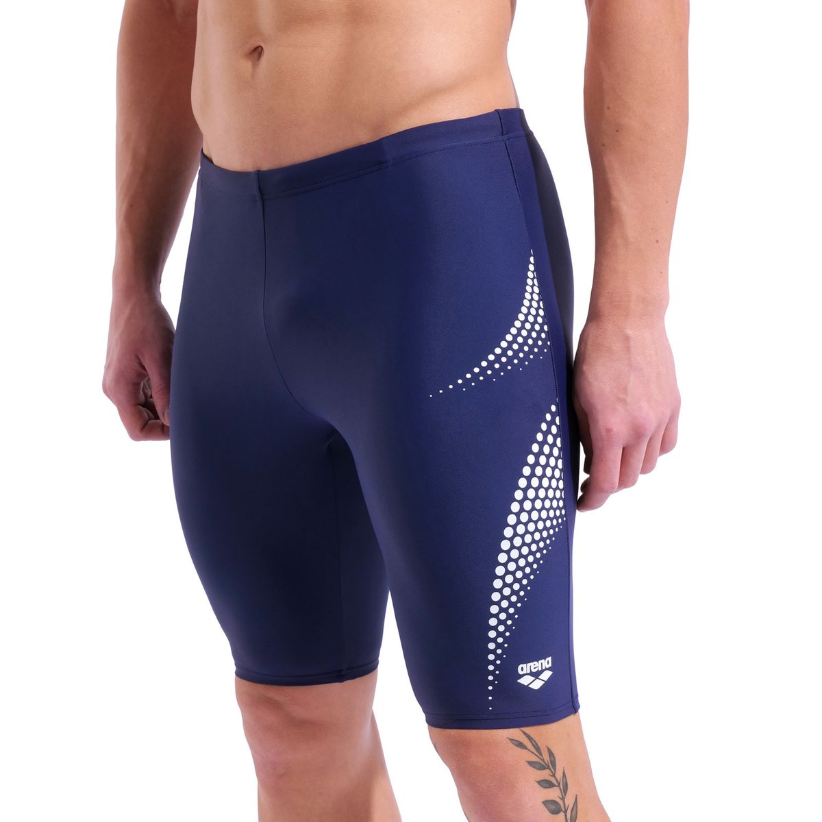 arena Feel jammer de natation homme à motif à pois navy-white, ARENA