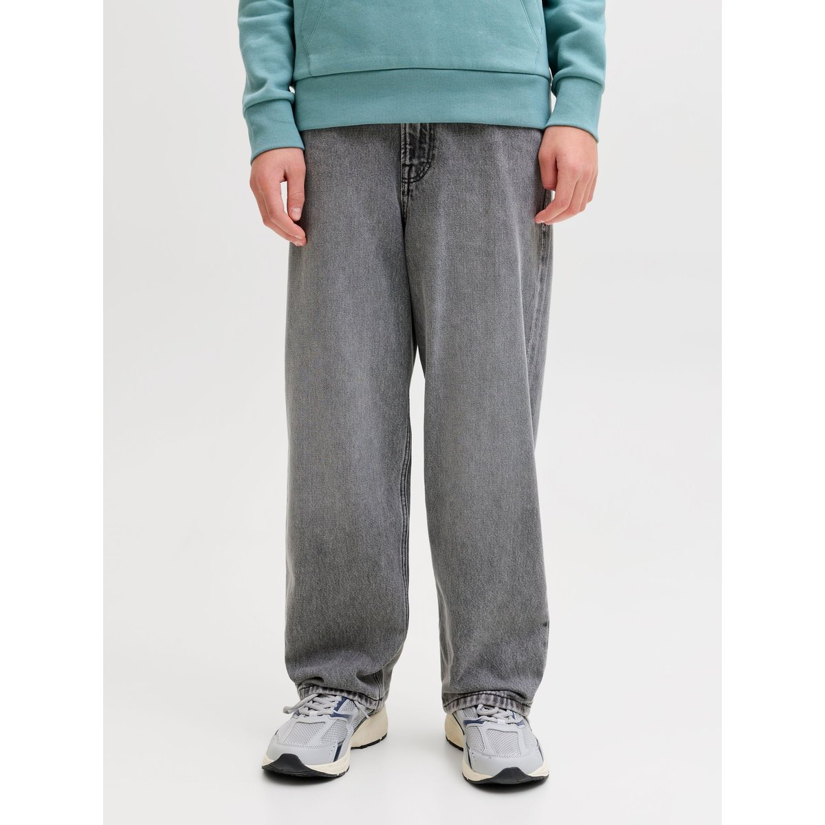 Jean Baggy Fit grey denim, JACK & JONES JUNIOR