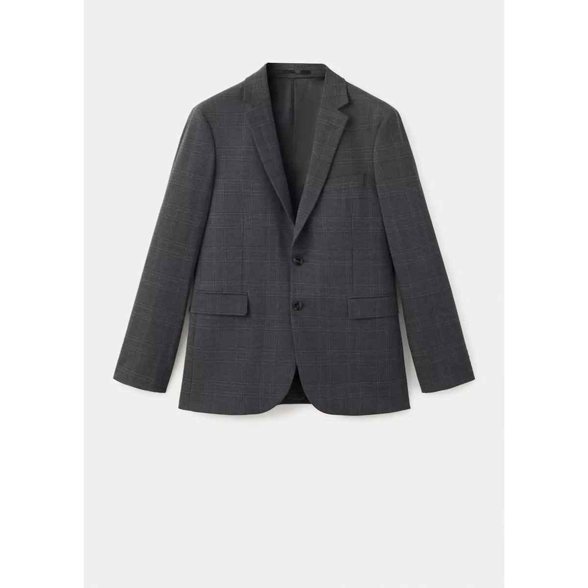 Veste costume París super slim-fit gris chiné foncé, MANGO MAN