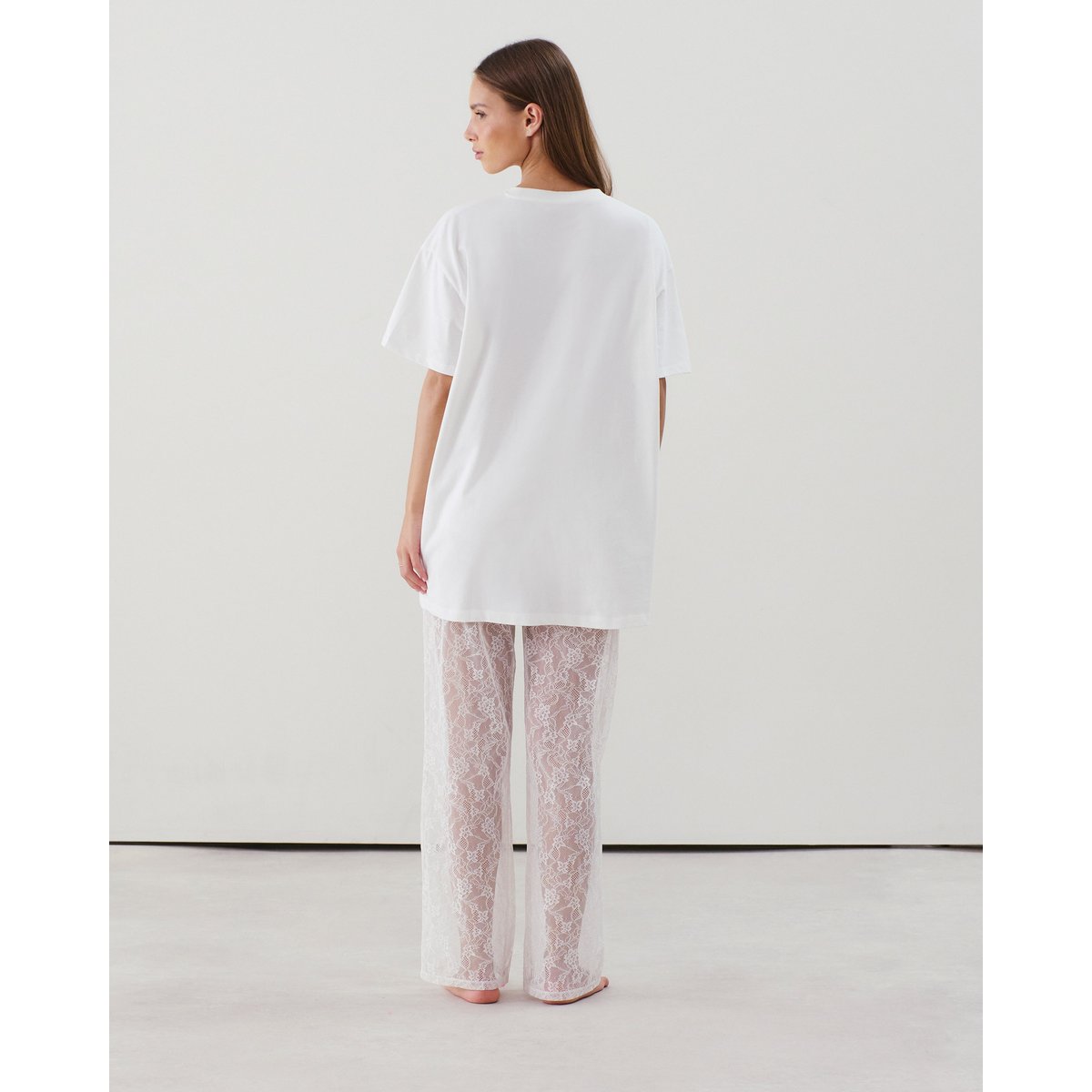 Pantalon en dentelle LACEMYIZ ecru, UNDIZ