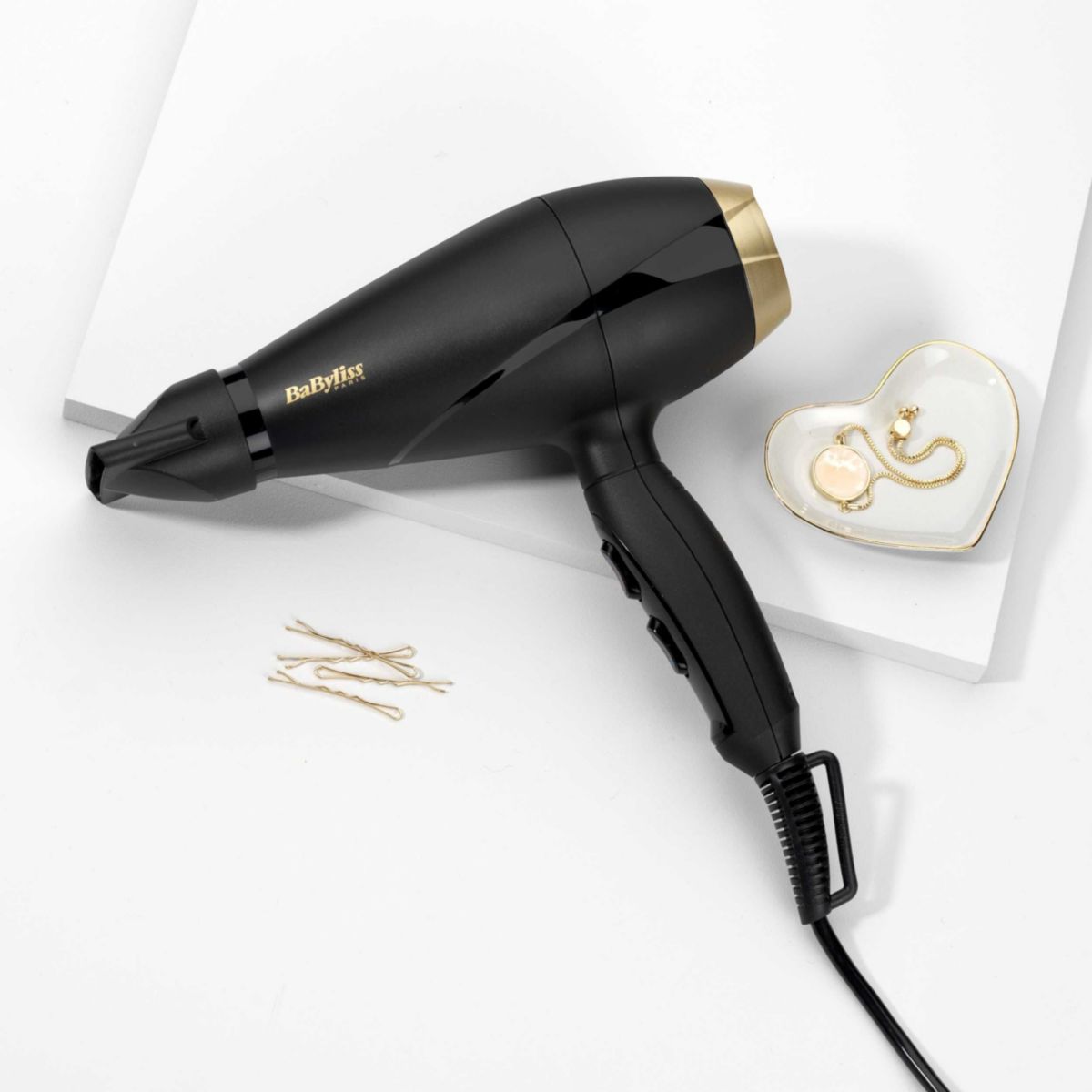 Sèche cheveux professionnel Power Pro 2000 6704E noir, BABYLISS