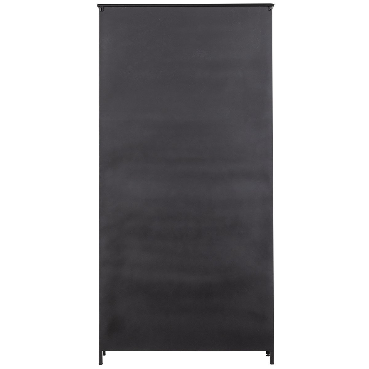 Vitrine 2 portes en métal H200cm- EXHIBIT XL noir, WOOOD