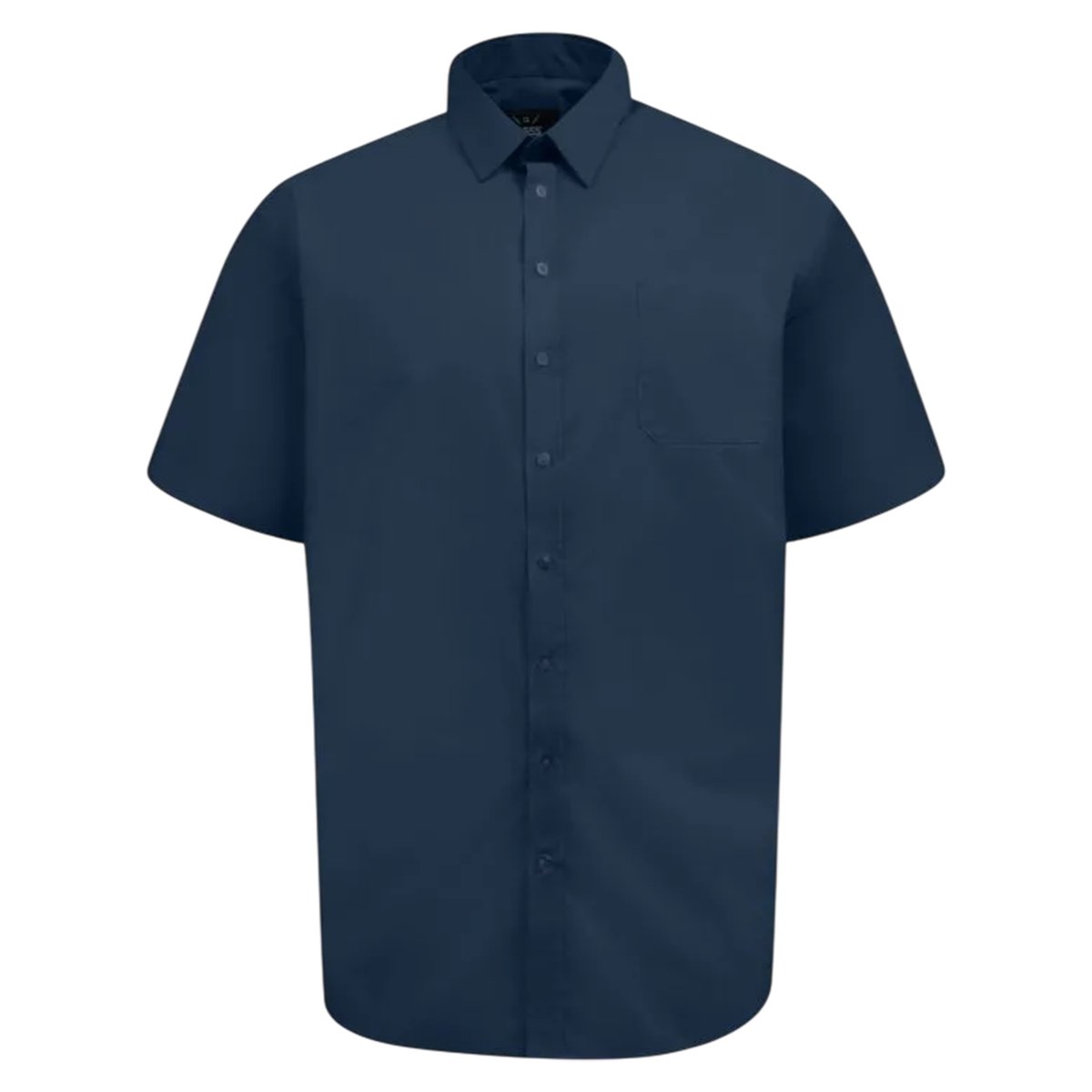 Chemise extensible manches courtes grande taille LUCAS noir, DUKE