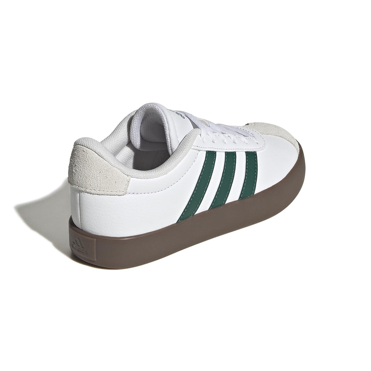 Sneaker aus Leder VL COURT 3.0 weiss/grün, ADIDAS SPORTSWEAR