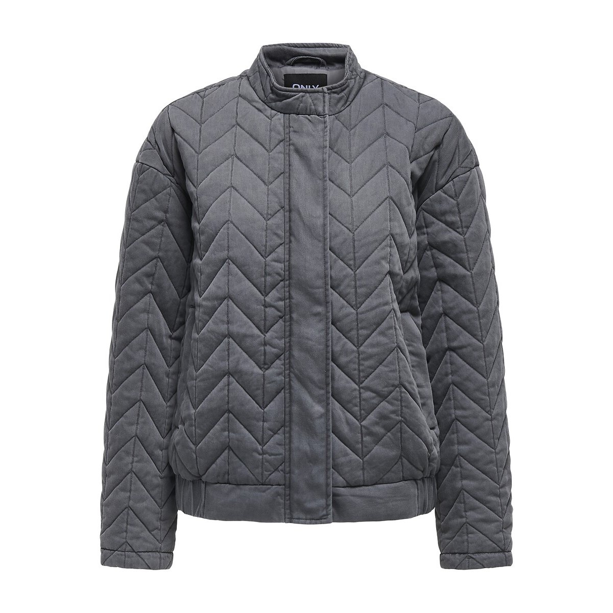 Blouson matelassé gris foncé, ONLY