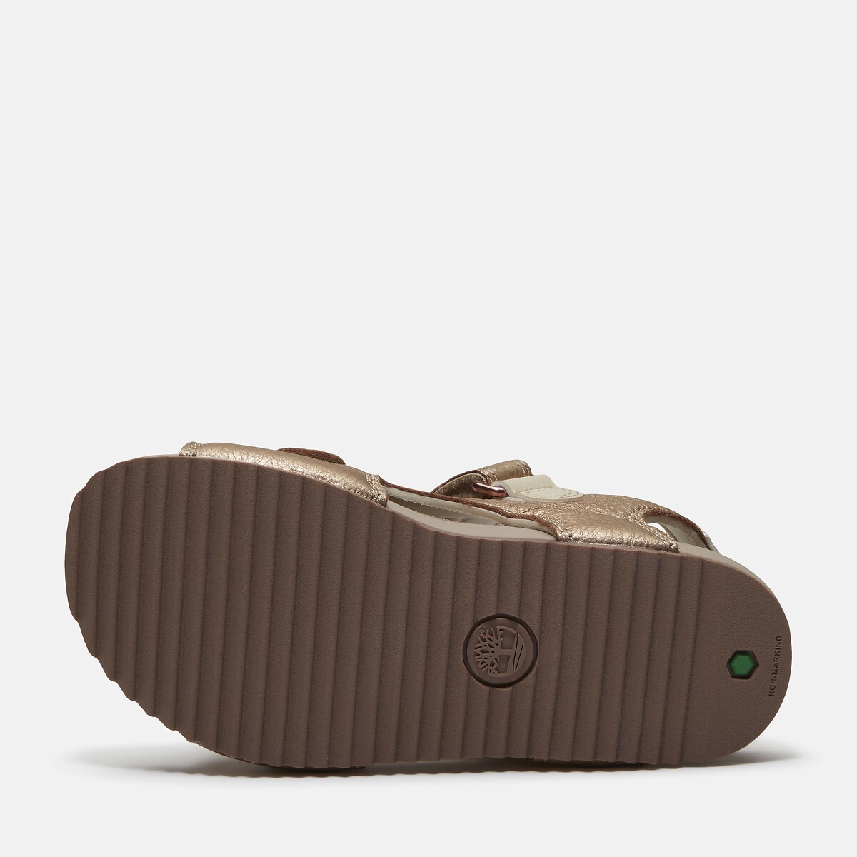 Sandales à scratchs Castle Island Backstrap rose métallisé, TIMBERLAND