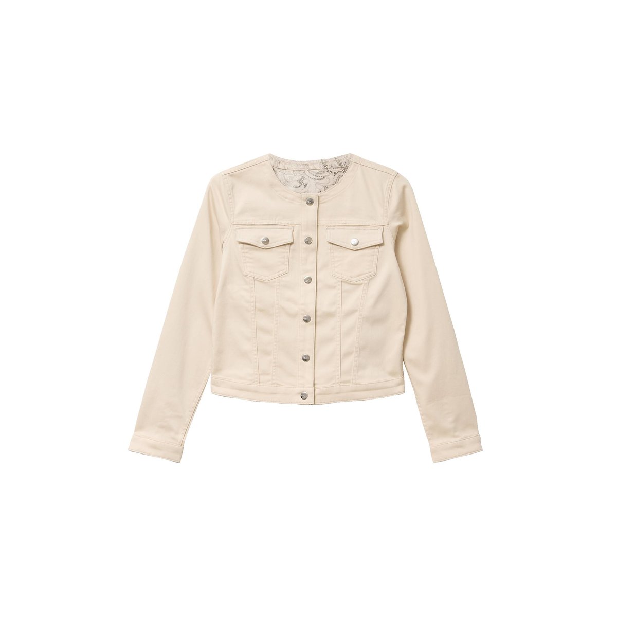 Veste cintrée réversible manches longues blanc, BREAL
