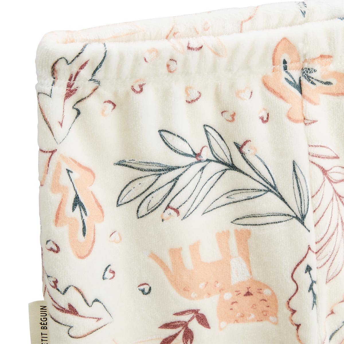 Pyjama enfant 2 pièces en velours Matcha rose, PETIT BEGUIN