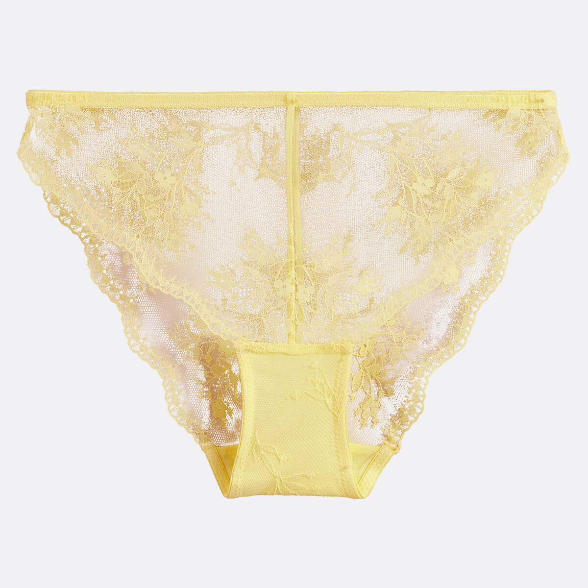 Culotte tout dentelle Signature, YSANDRE jaune pâle, LA REDOUTE COLLECTIONS