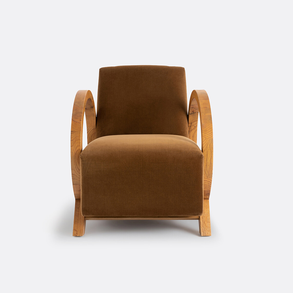 Sessel Berti, Vintage-Stil goldfarben ocker, LA REDOUTE INTERIEURS