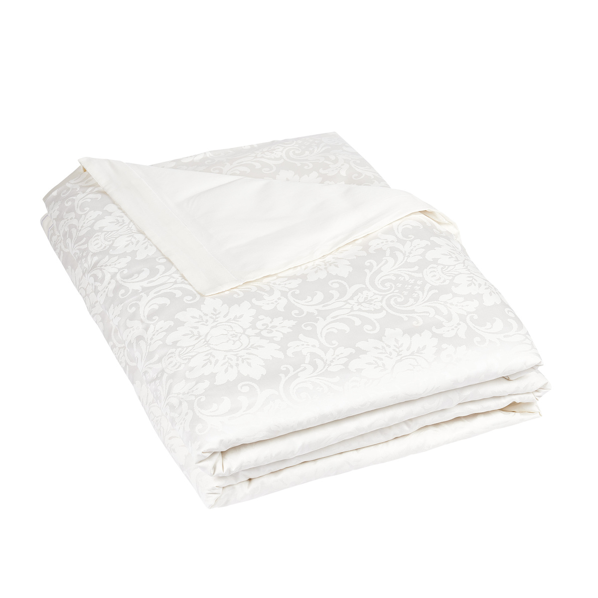 Housse De Couette   Satin De Coton - CHARME ivoire, TRADITION DES VOSGES
