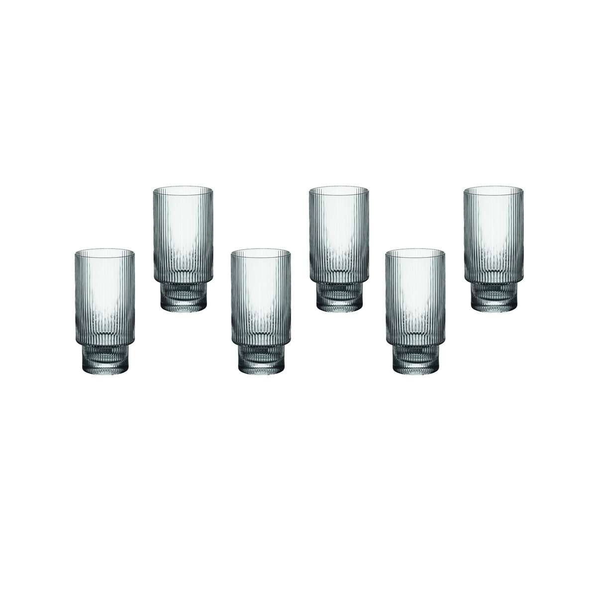 Gobelet 38cl LINJE - 6 pièces transparent, BJORN